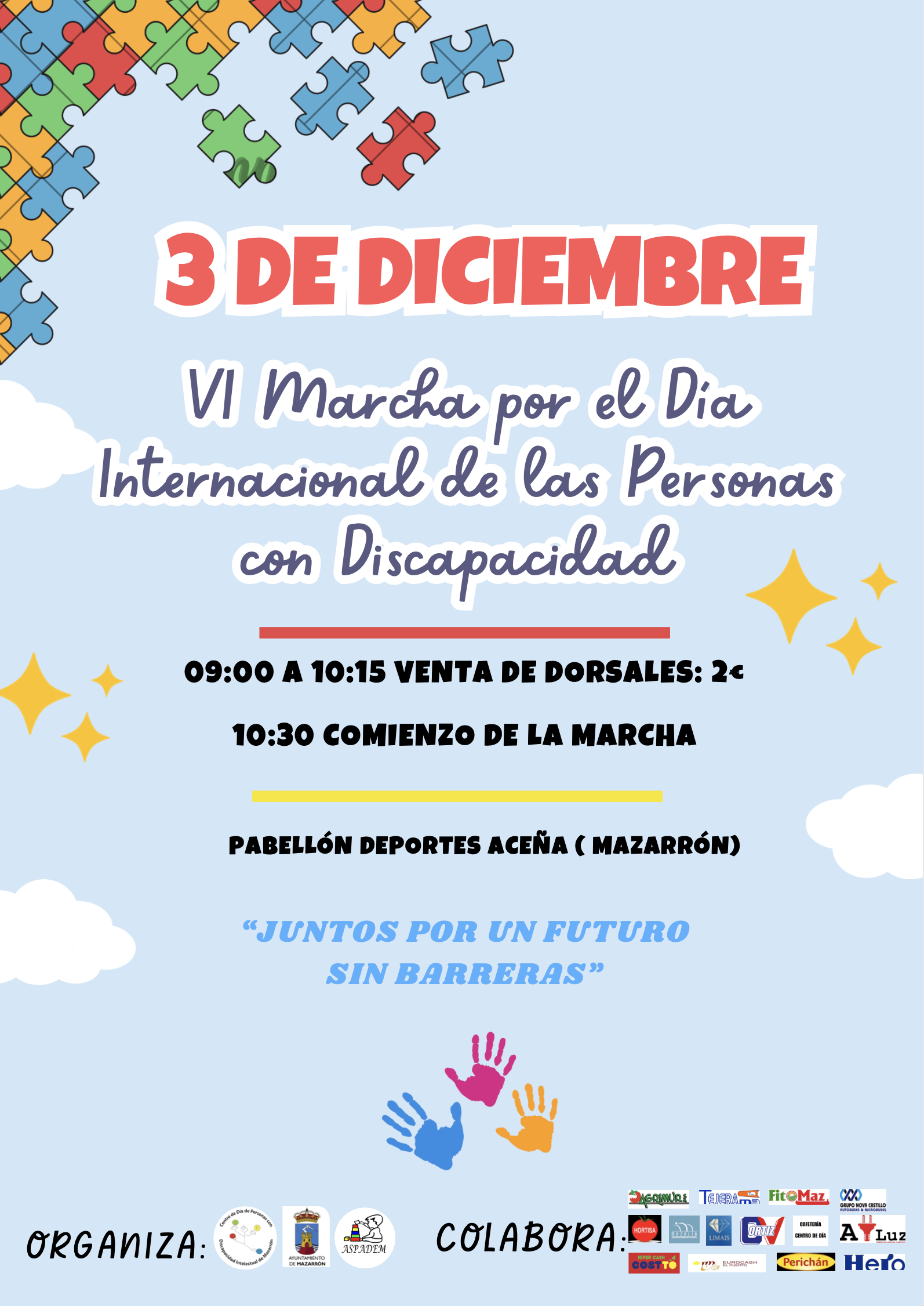 VI marcha dia internacional personas con discapacidad