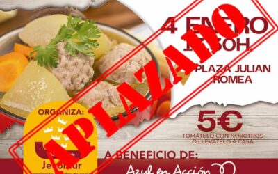 VIII Cocido Solidario aplazado